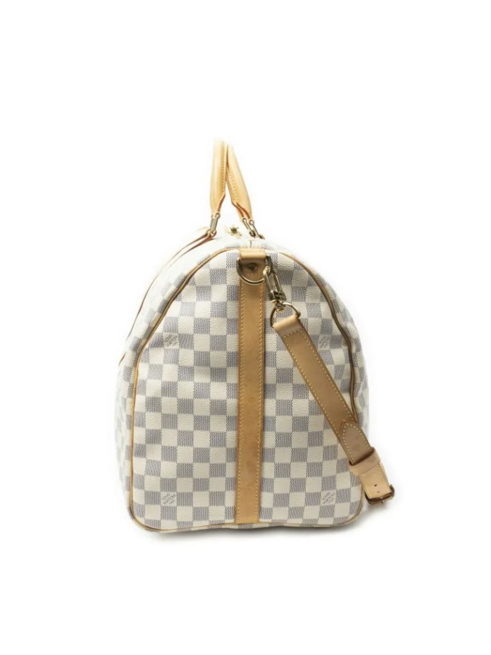 Louis Vuitton Keepall Bandouliere Ivory Damier Azur